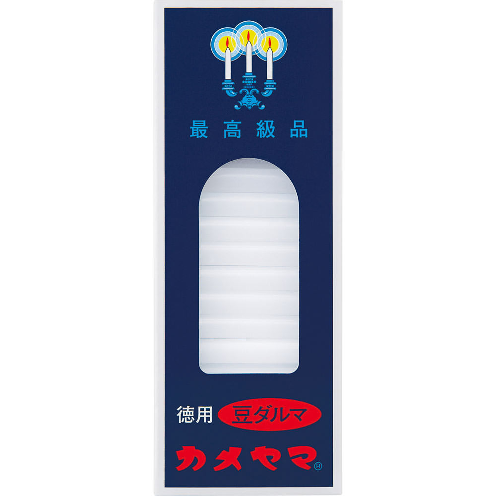 小ローソク 徳用豆ダルマ ２２５ｇ カメヤマ