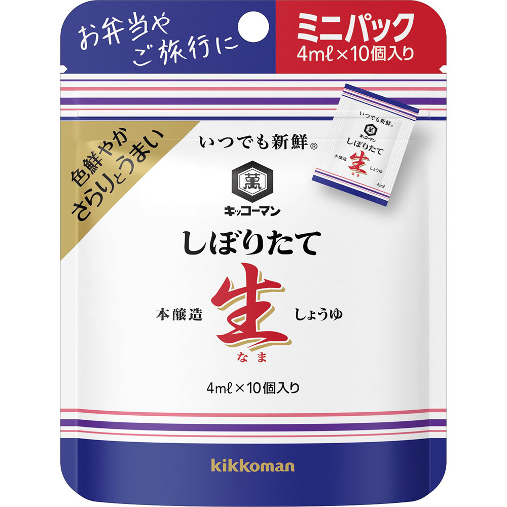 いつでも新鮮  しぼりたて生しょうゆ ４０ｍｌ キッコーマン