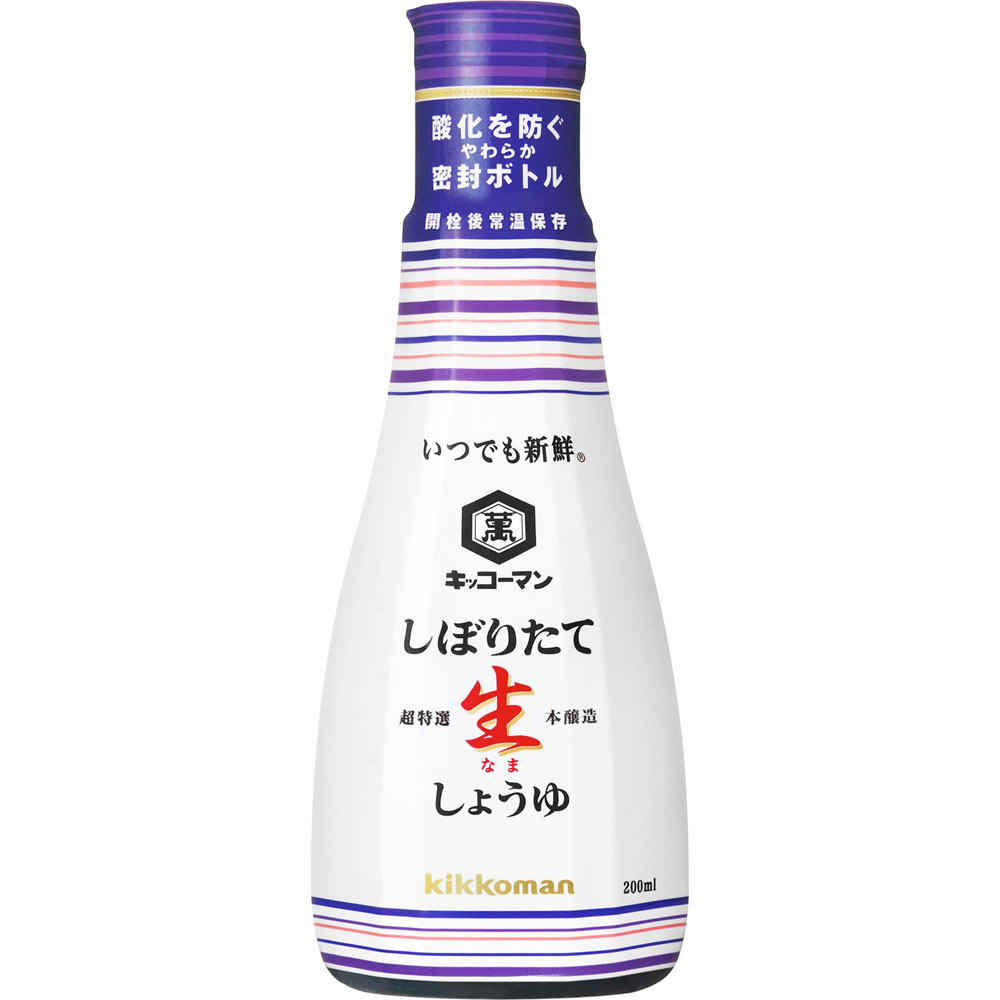 いつでも新鮮 しぼりたて生しょうゆ ２００ｍｌ キッコーマン