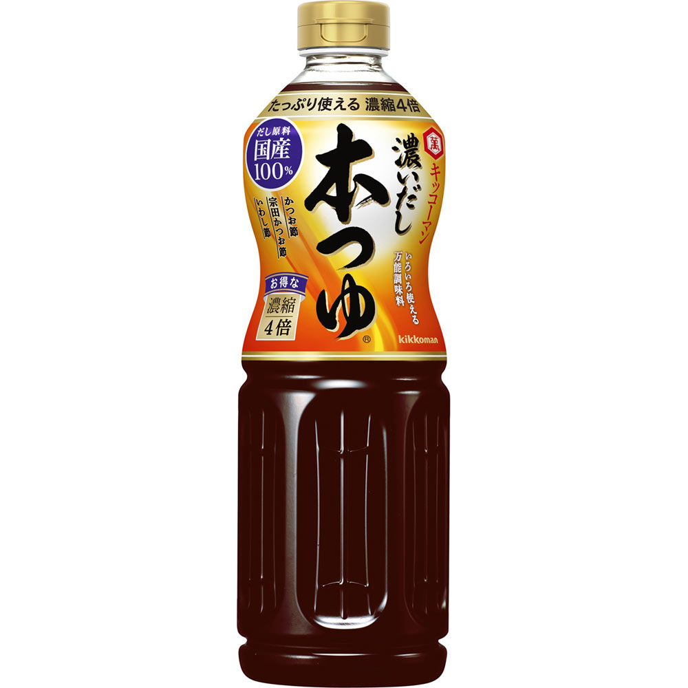 濃いだし 本つゆ １０００ｍｌ キッコーマン