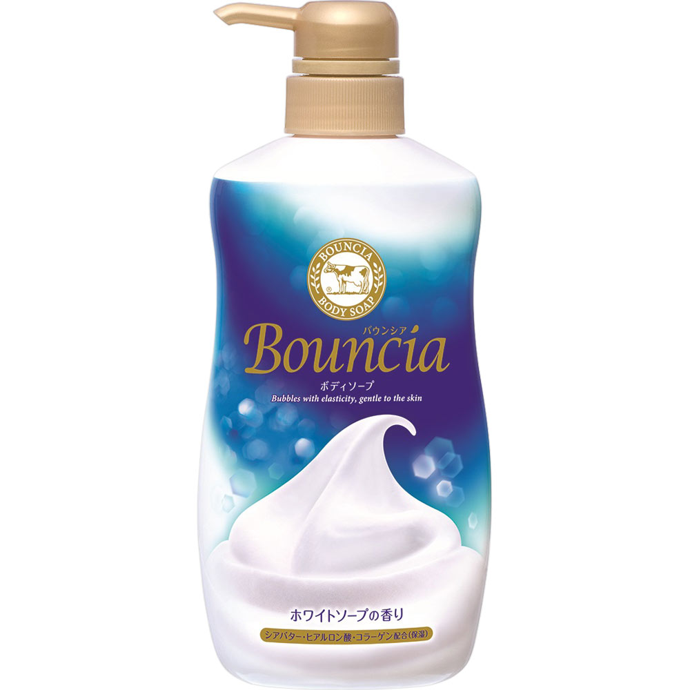 バウンシア ボディソープ ポンプ ５００ｍＬ 牛乳石鹸共進社
