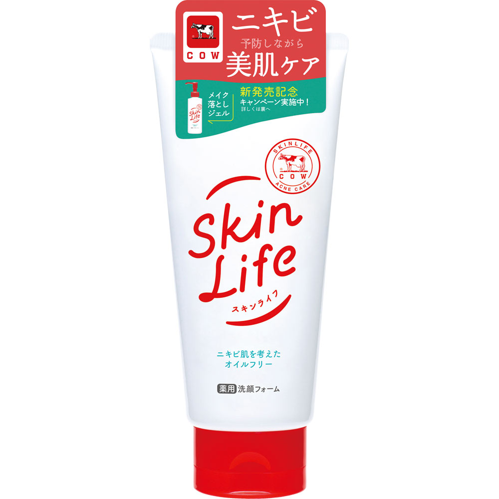 スキンライフ 薬用洗顔フォーム １３０ｇ 牛乳石鹸共進社 (医薬部外品)