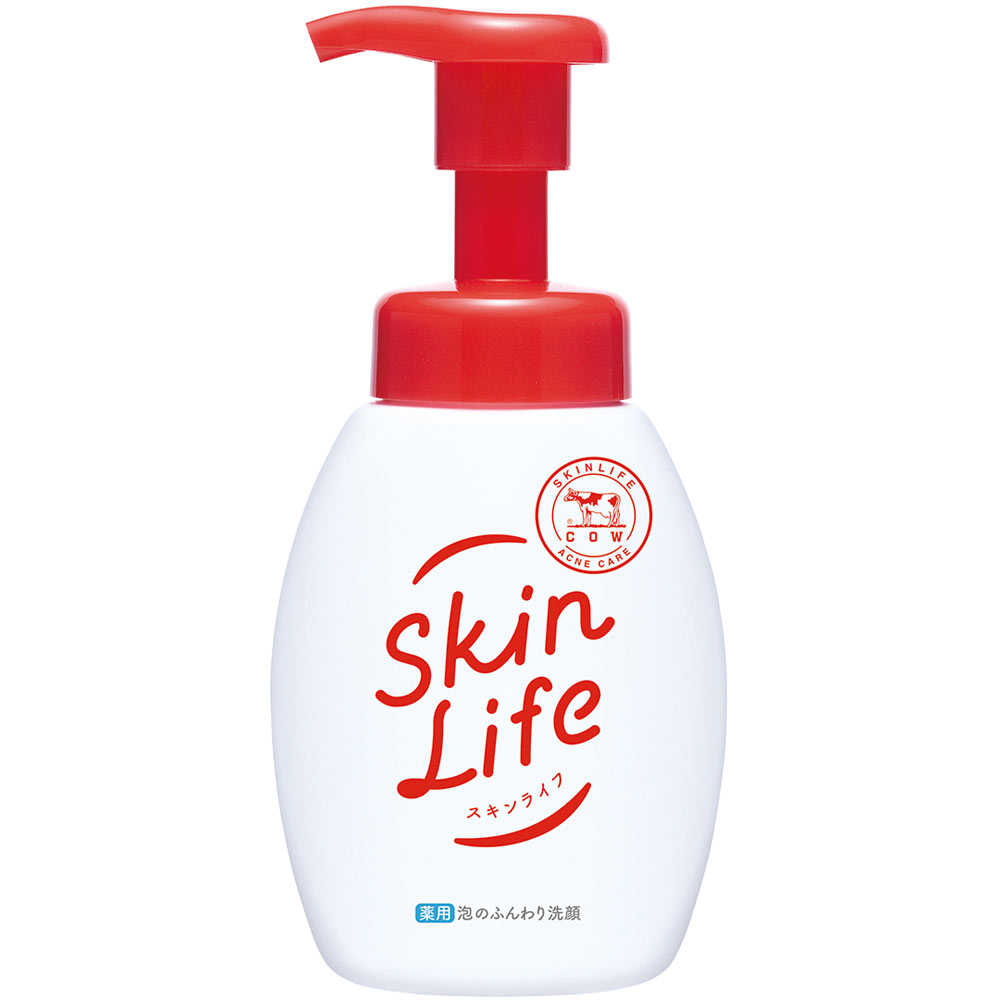 スキンライフ 薬用泡のふんわり洗顔 ポンプ付 １６０ｍＬ 牛乳石鹸共進社 (医薬部外品)