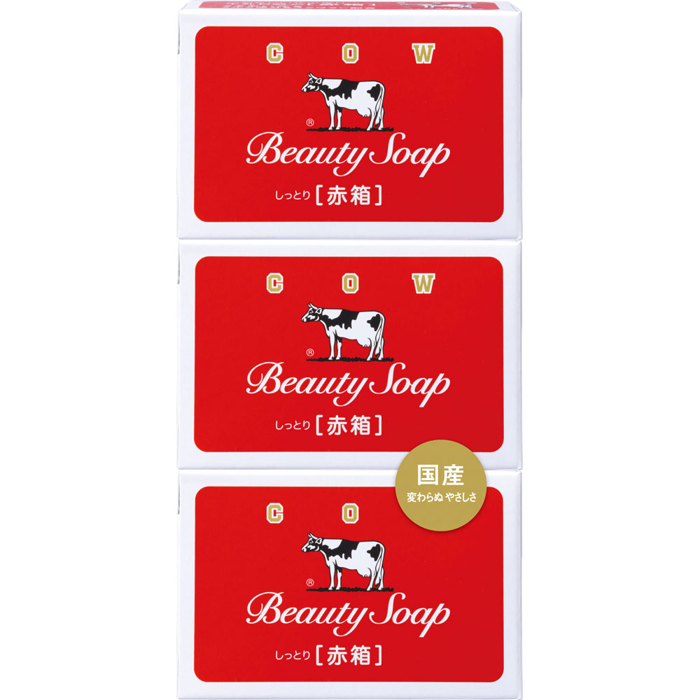カウブランド赤箱 ８５ｇ×３ 牛乳石鹸共進社
