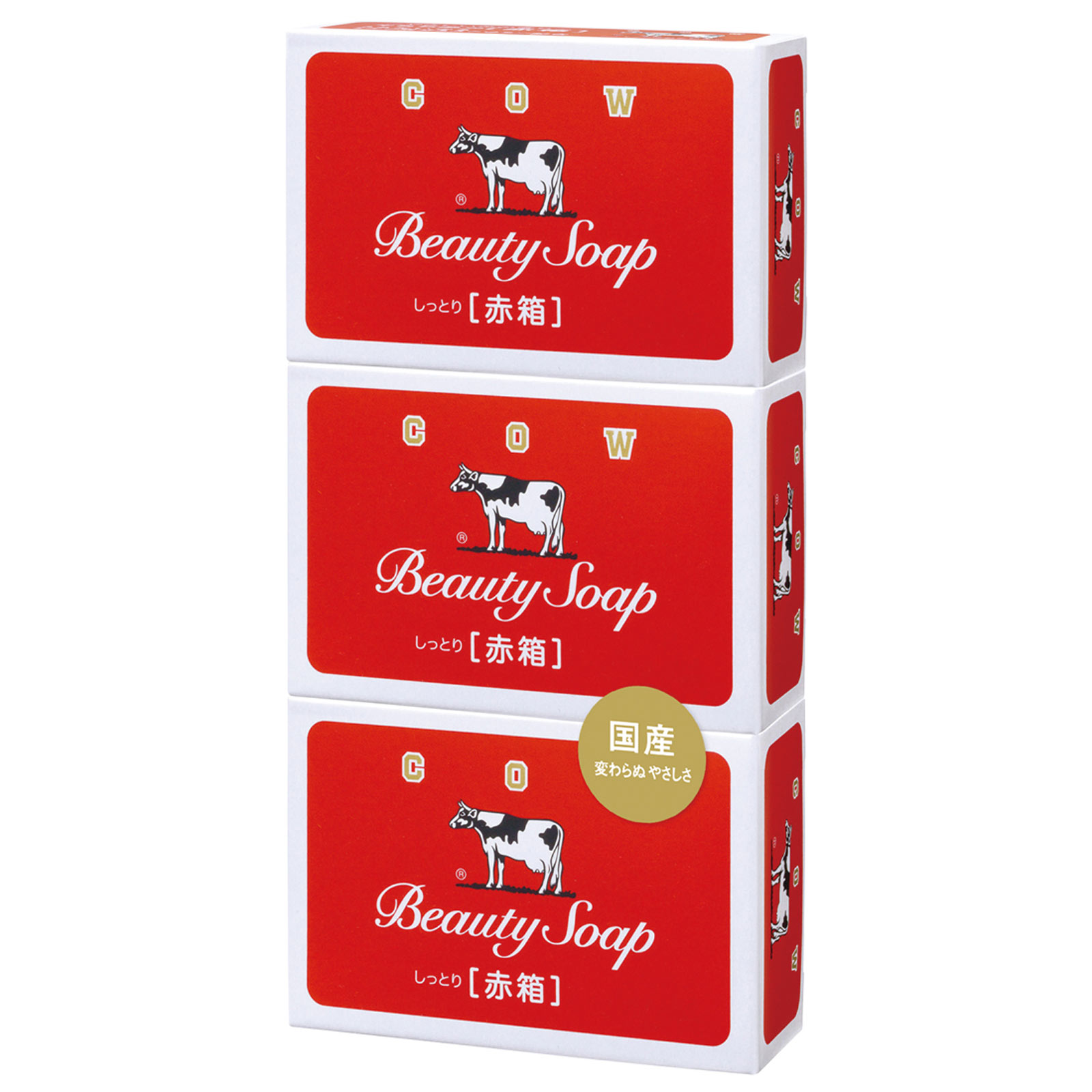 カウブランド赤箱 85g×3 牛乳石鹸共進社