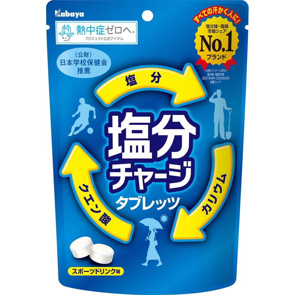塩分チャージタブレッツ スポーツドリンク味 ８１ｇ カバヤ食品