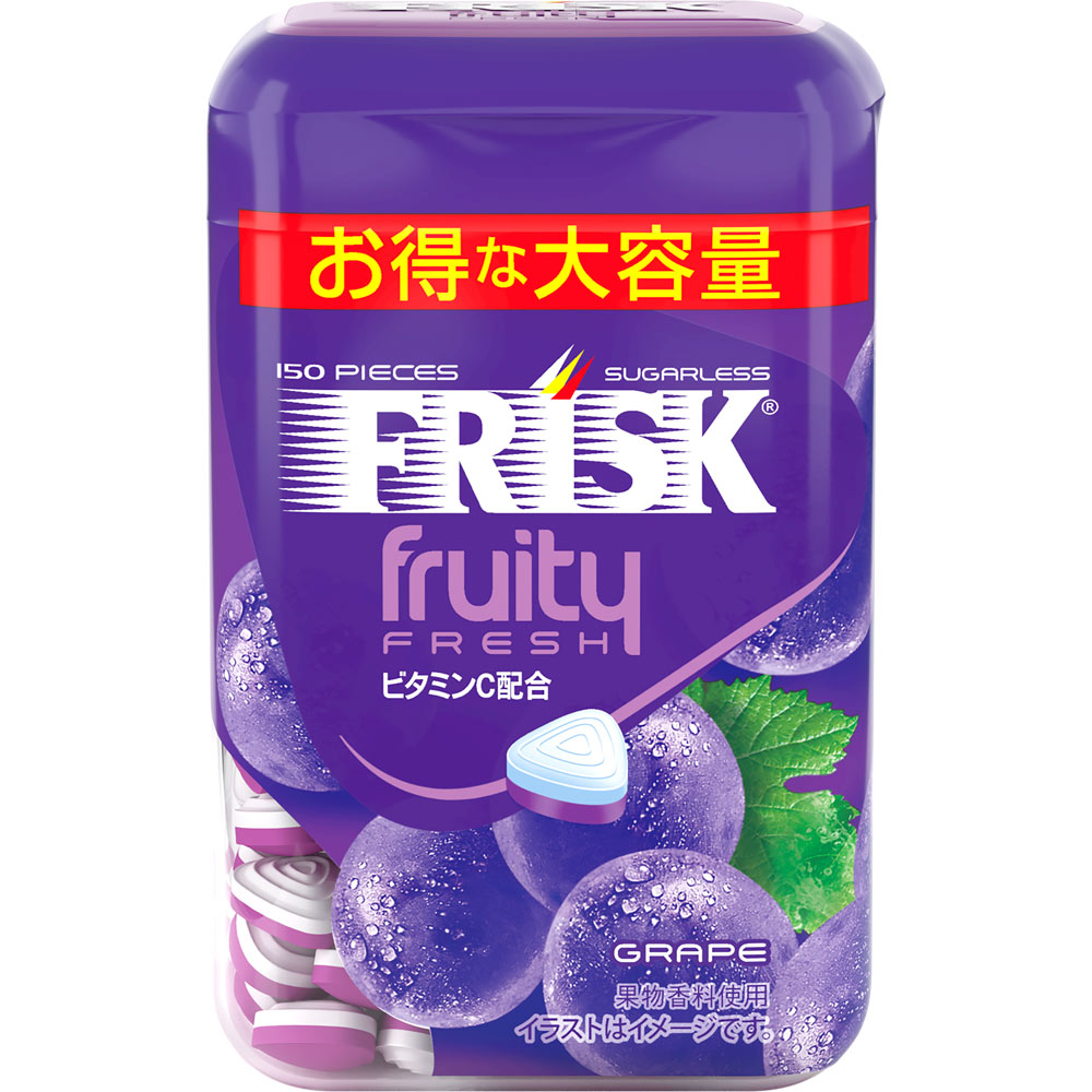 フリスク　フルーティーフレッシュ　ボトルグレープ １０５ｇ クラシエフーズ