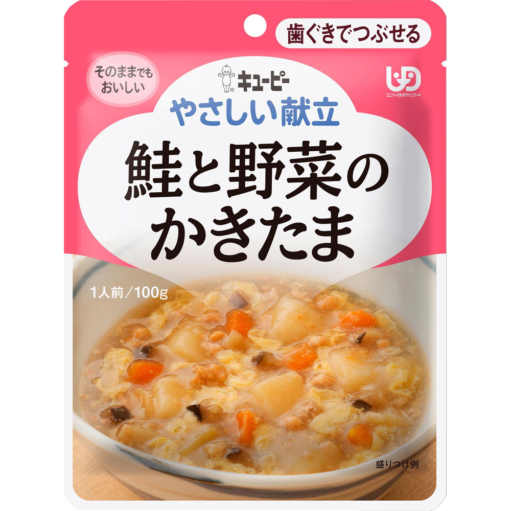 やさしい献立　介護食　鮭と野菜のかきたま　すき焼き　うなたま　63袋 やさしい献立 鮭と野菜のかきたま | マツキヨココカラオンラインストア