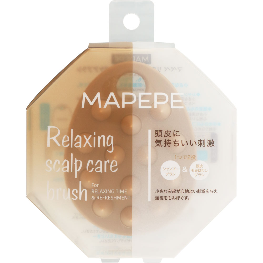 マペペ　リラクシングスカルプケアブラシ ＿ シャンテイ