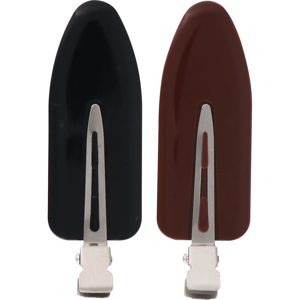 ｍａｐｅｐｅ 跡が付かない前髪クリップ ラージ ＢＫ＆ＢＲ ＿ シャンテイ