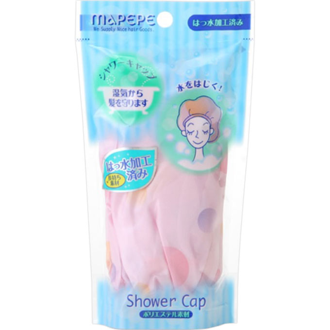 ｍａｐｅｐｅ シャワーキャップ シャボンピンク ＿ シャンテイ