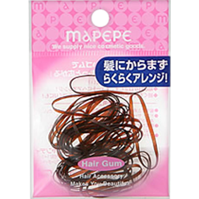 マペペ リングゴム　ダークブラウン ＿ シャンテイ