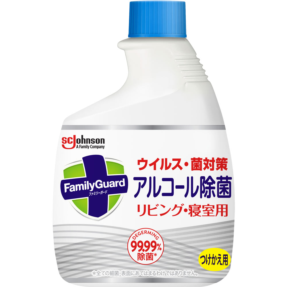 ファミリーガードアルコール除菌リビング・寝室用付替 ４００ｍｌ ジョンソン