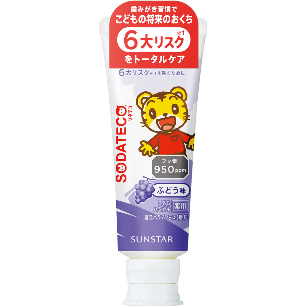 ソダテコこどもハミガキ　ぶどう味 ７０ｇ サンスター (医薬部外品)