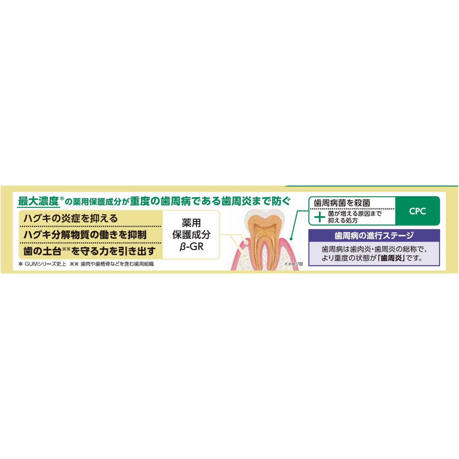 ガム・プレミアムペーストナチュラルハーブミント ８５ｇ サンスター (医薬部外品)