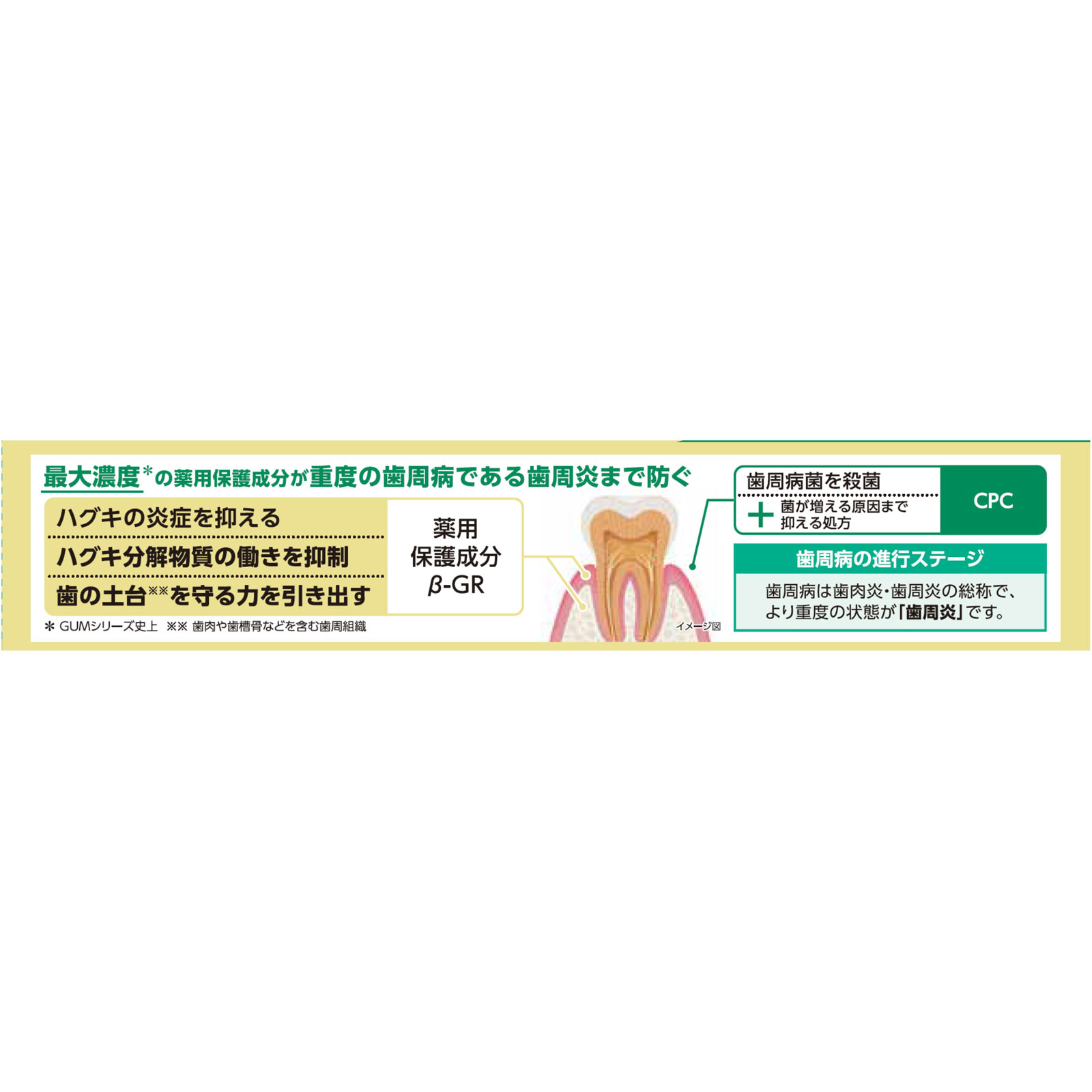 ガム・プレミアムペーストメディカルハーブミント 85g サンスター (医薬部外品)