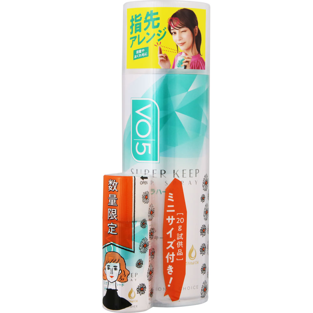 ＶＯ５ヘアスプレイ ＥＸハード 無香料 ミニサンプル付 ３３０ｇ＋２０ｇ サンスター