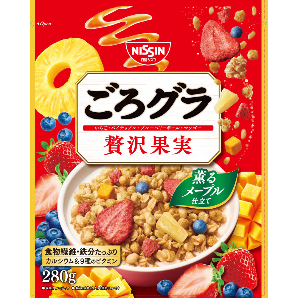 ごろグラ　贅沢果実 ２８０ｇ 日清シスコ