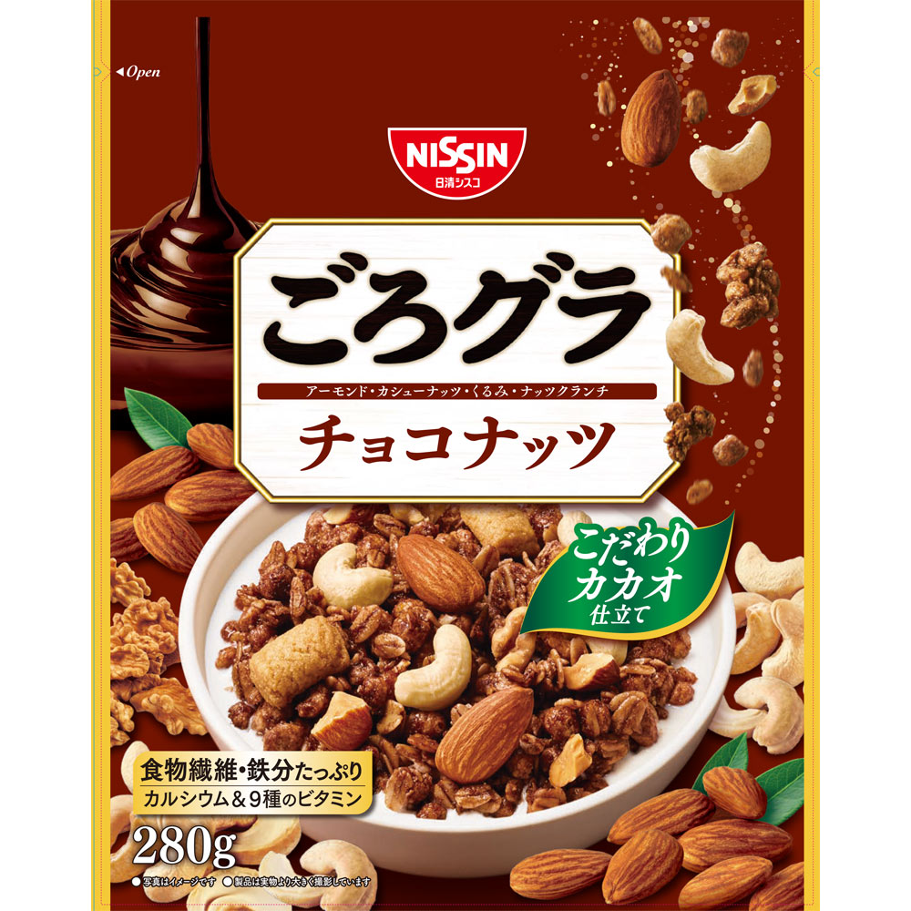 ごろグラ　チョコナッツ ２８０ｇ 日清シスコ