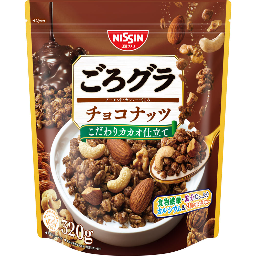 ごろグラ　チョコナッツ ３２０ｇ 日清シスコ