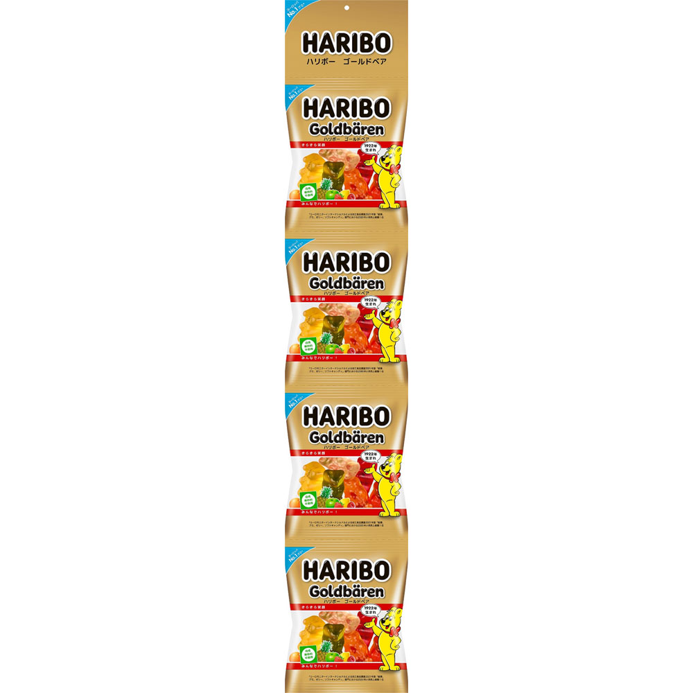 ゴールドベア4連グミ 64g 三菱食品