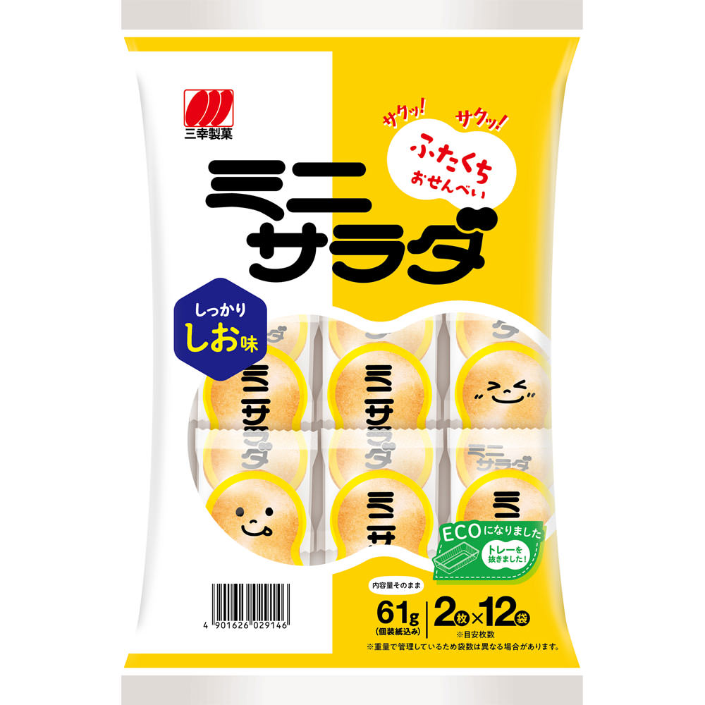 ミニサラダ しお味 ２４枚 三幸製菓