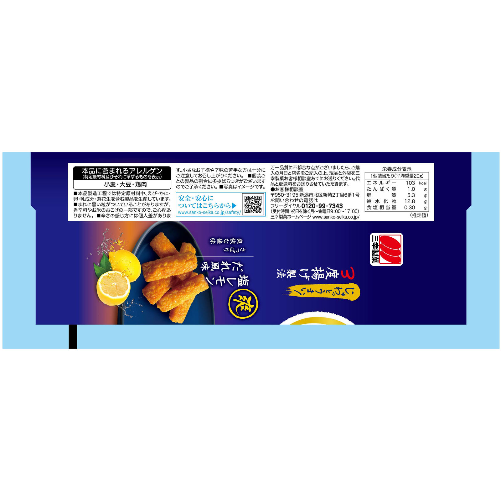 塩揚屋 １００ｇ 三幸製菓