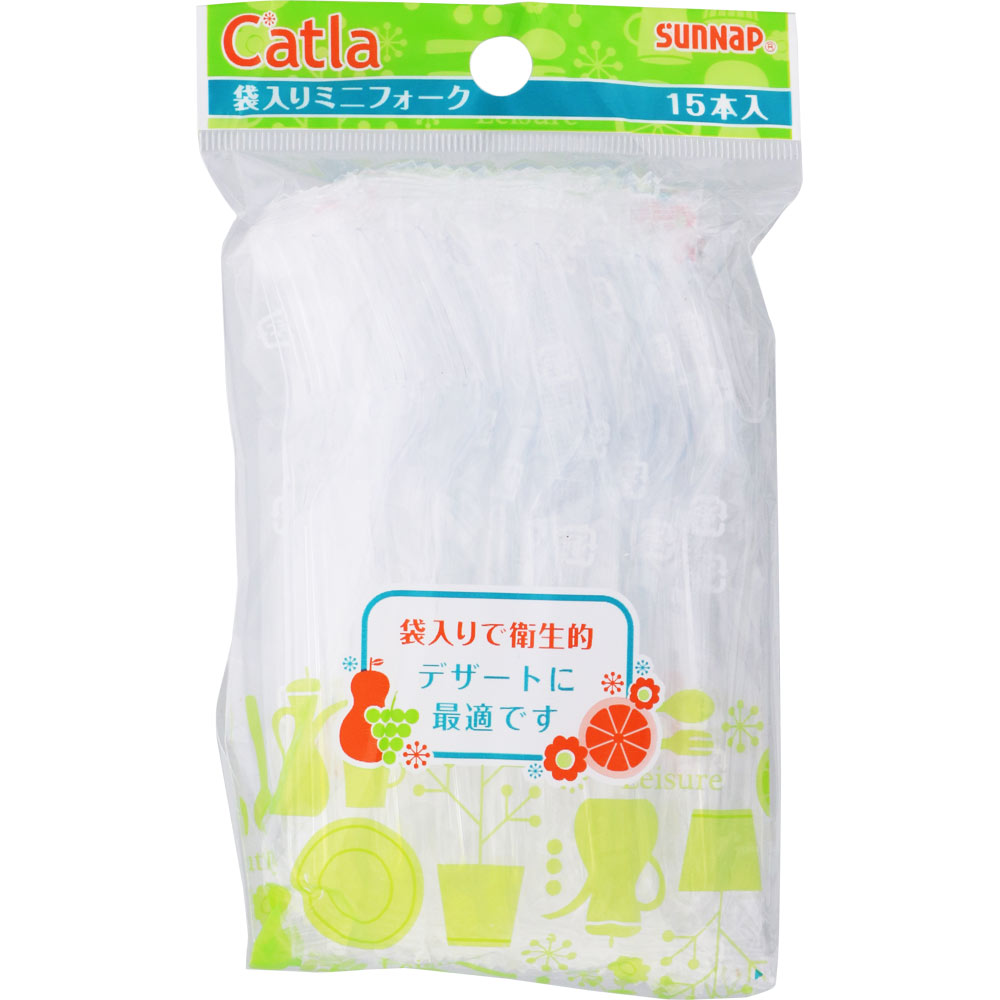 デザートフォーク 袋入り １５ｐ サンナップ