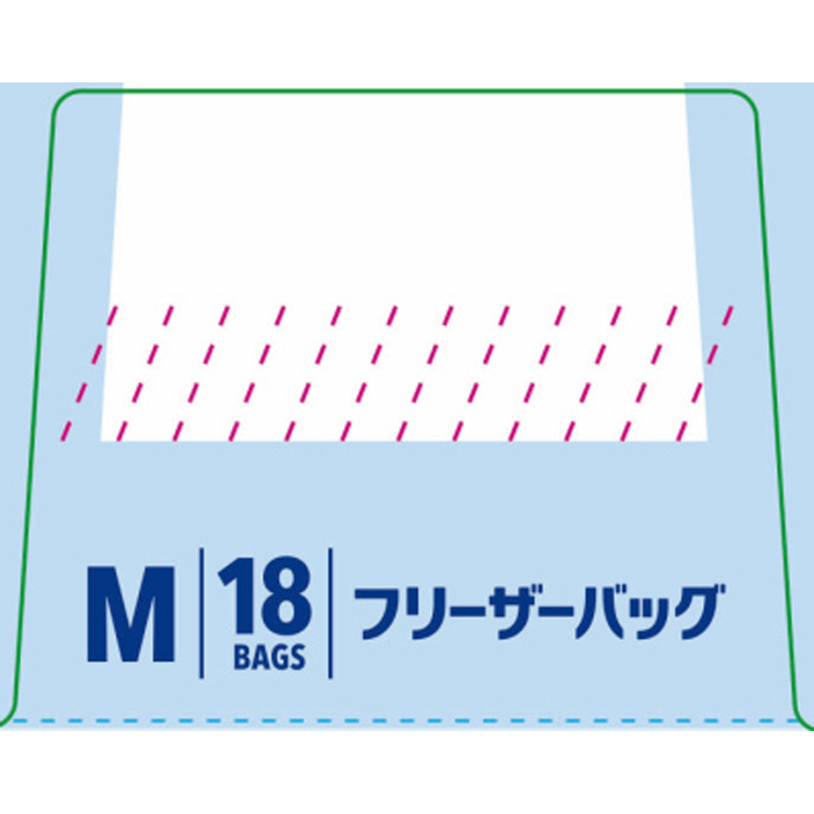 ジップロック フリーザーバッグ Ｍ １８枚入り 旭化成ホームプロダクツ