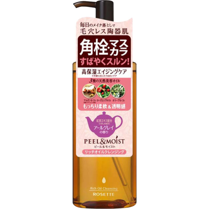 ピール＆モイスト リッチオイルクレンジング １８５ｍｌ ロゼット