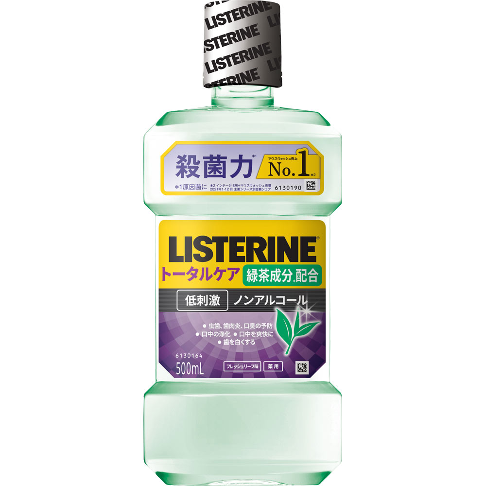 リステリン 薬用 トータルケア グリーンティー ５００ｍｌ ＪＮＴＬコンシューマーヘルス (医薬部外品)
