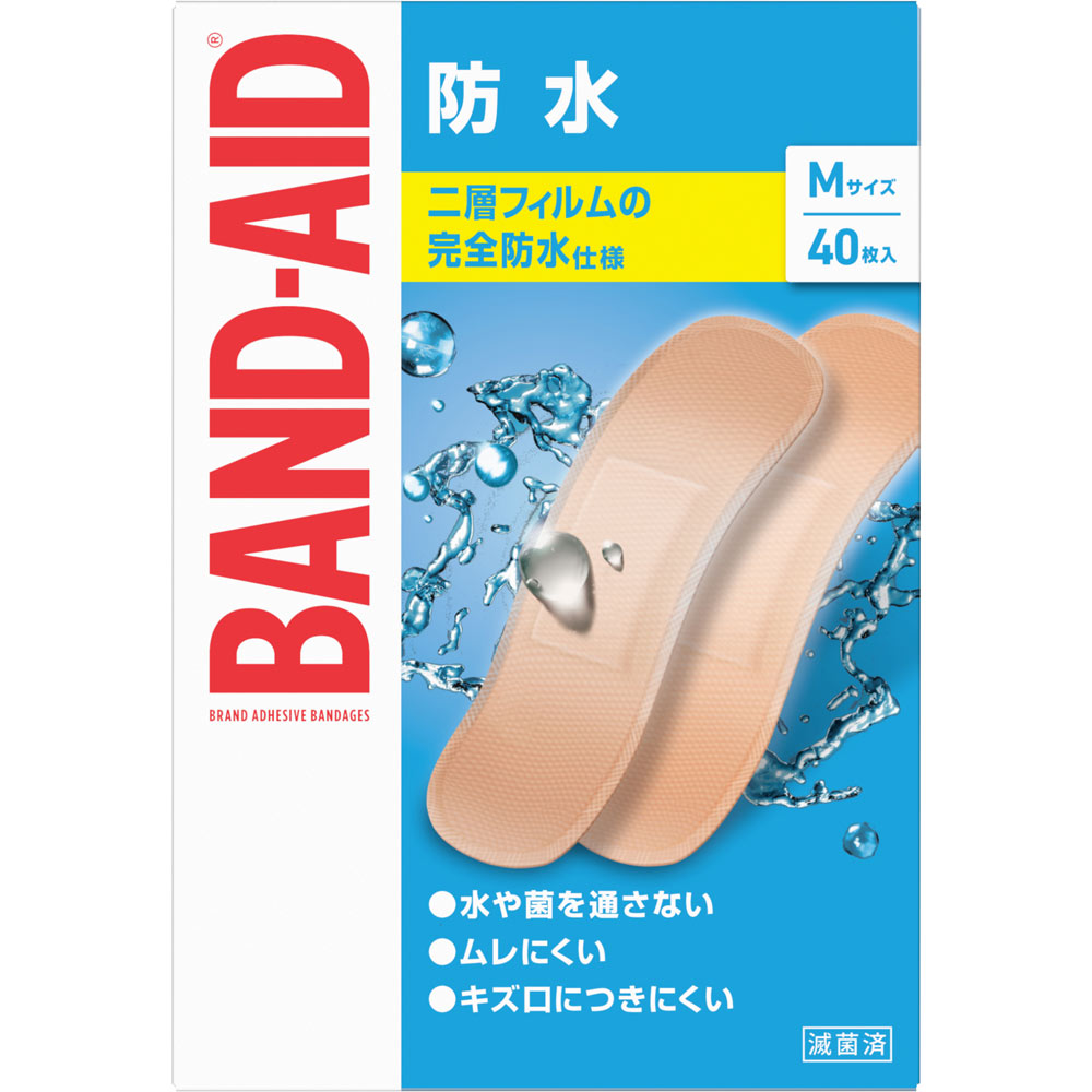 バンドエイド 防水 Ｍサイズ ４０枚 ＪＮＴＬコンシューマーヘルス