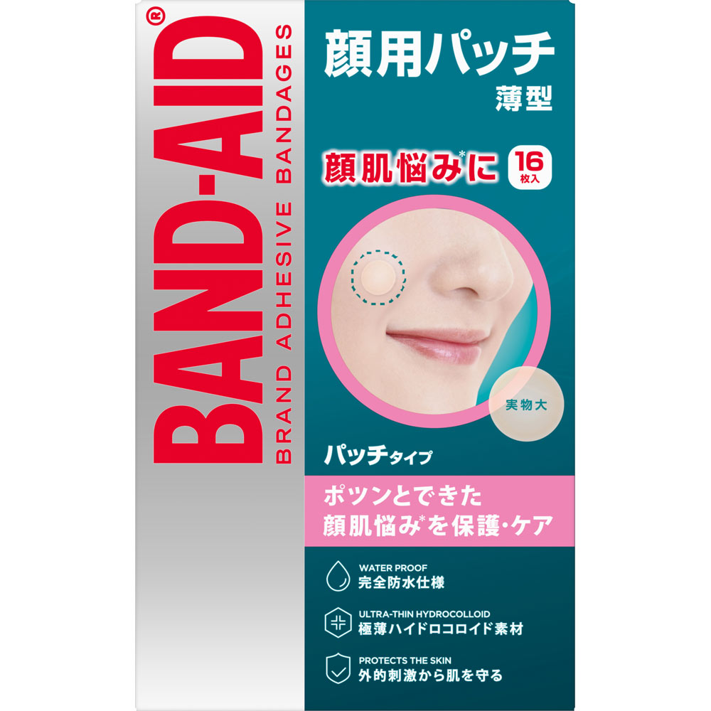 バンドエイド 顔用パッチ 16枚 JNTLコンシューマーヘルス