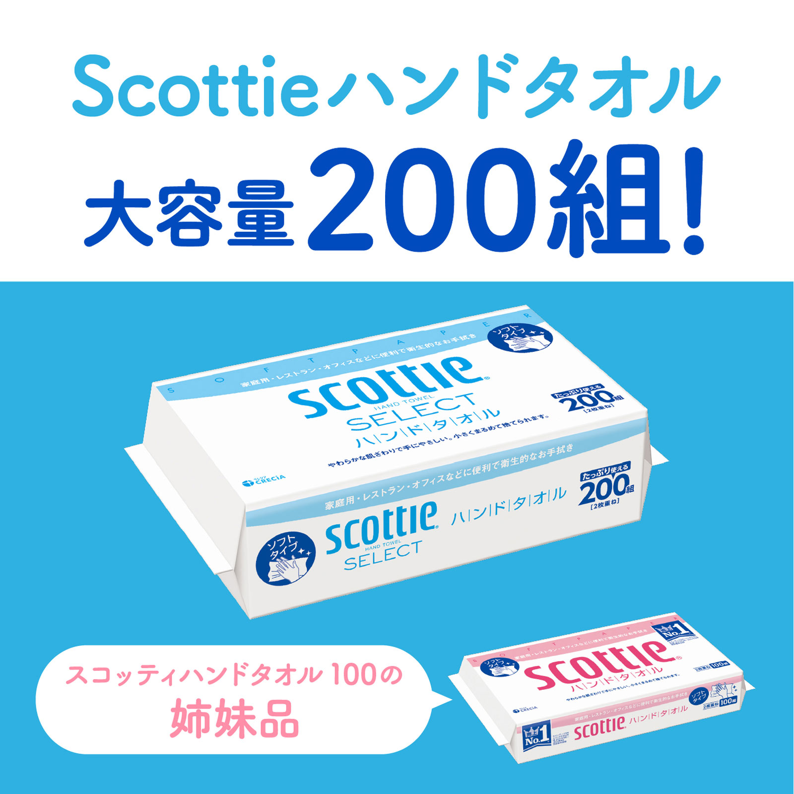 スコッティ セレクト ハンドタオル | マツキヨココカラオンラインストア