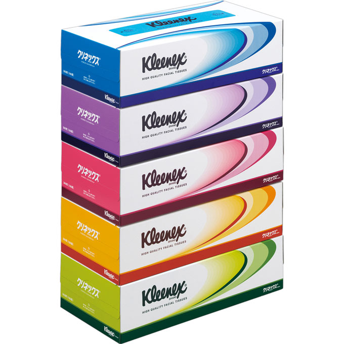 クリネックス ティシュー １８０組 日本製紙クレシア