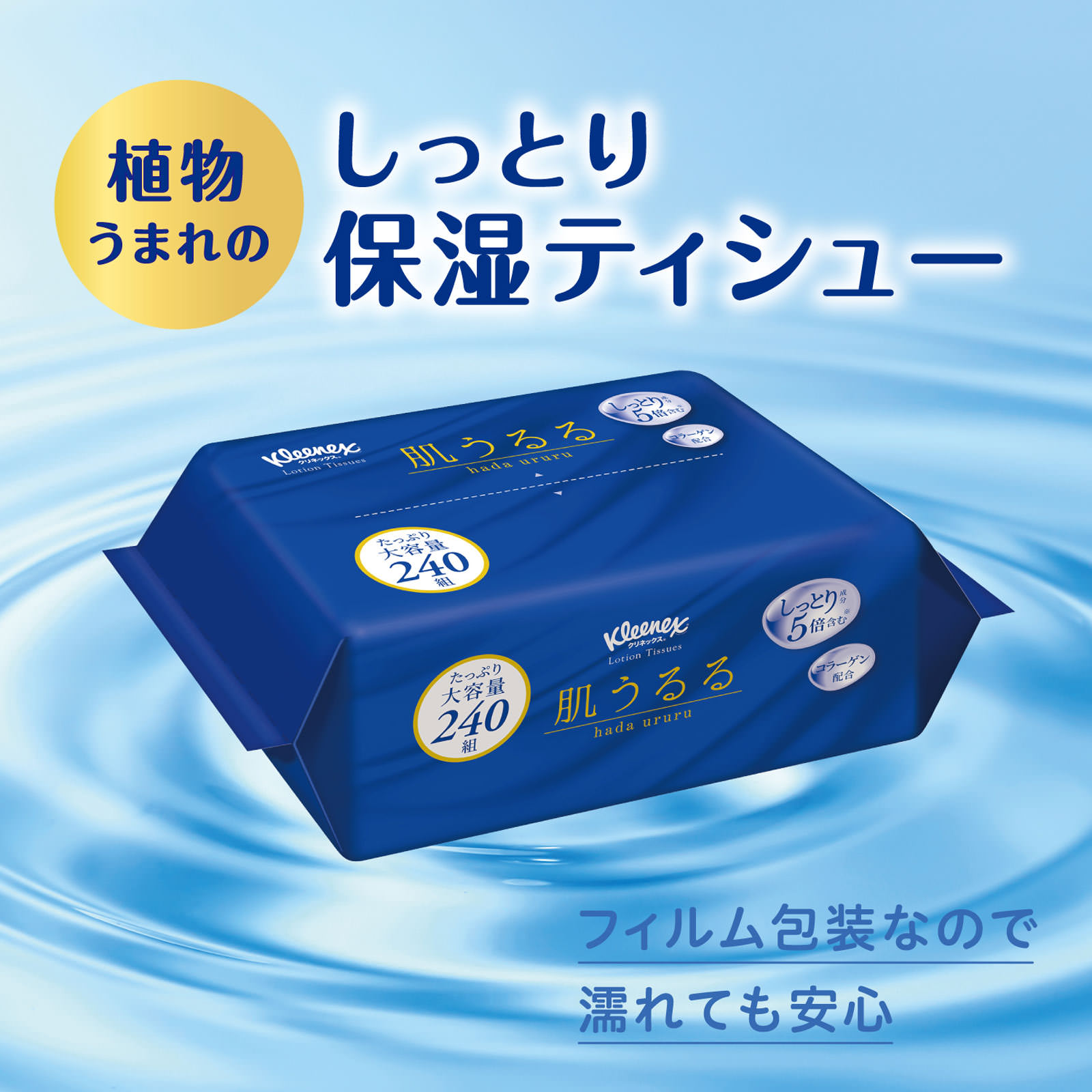 クリネックス ティシュー ローション 肌うるる ソフトパック
