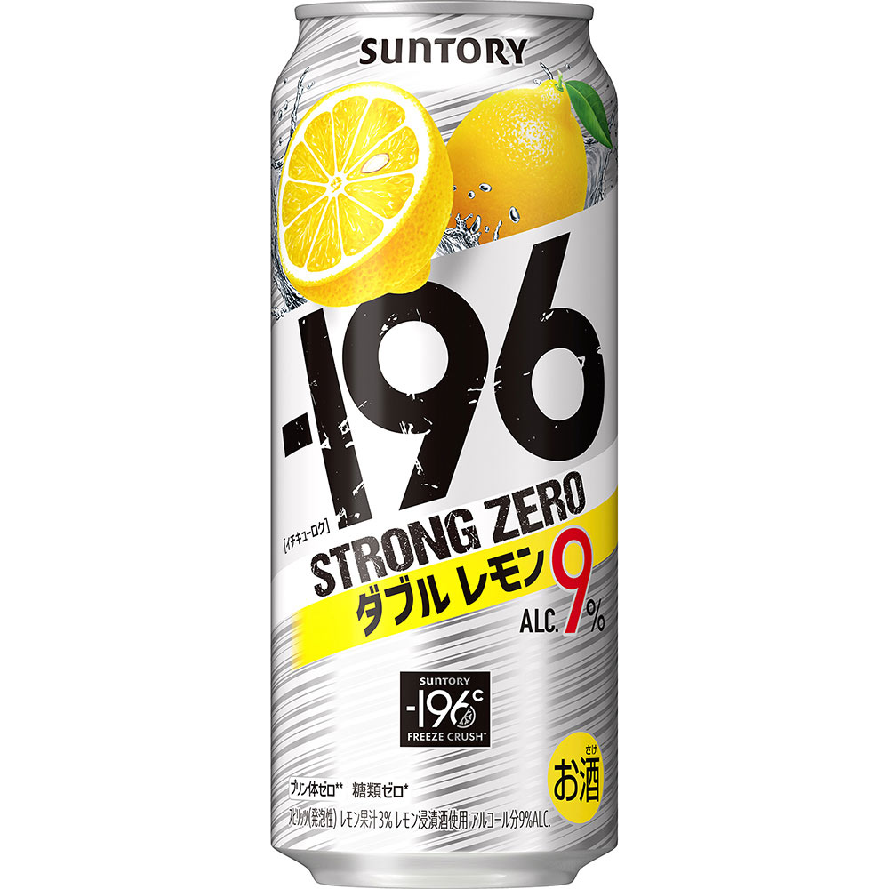 －１９６ストロングゼロ＜ダブルレモン＞　缶 ５００ｍｌ サントリー