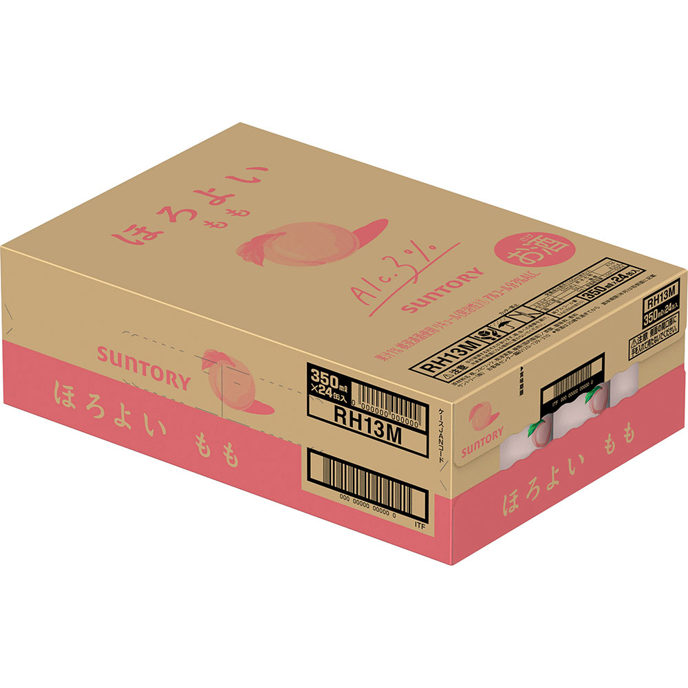 ほろよい もも ケース ３５０ｍｌ×２４ サントリー