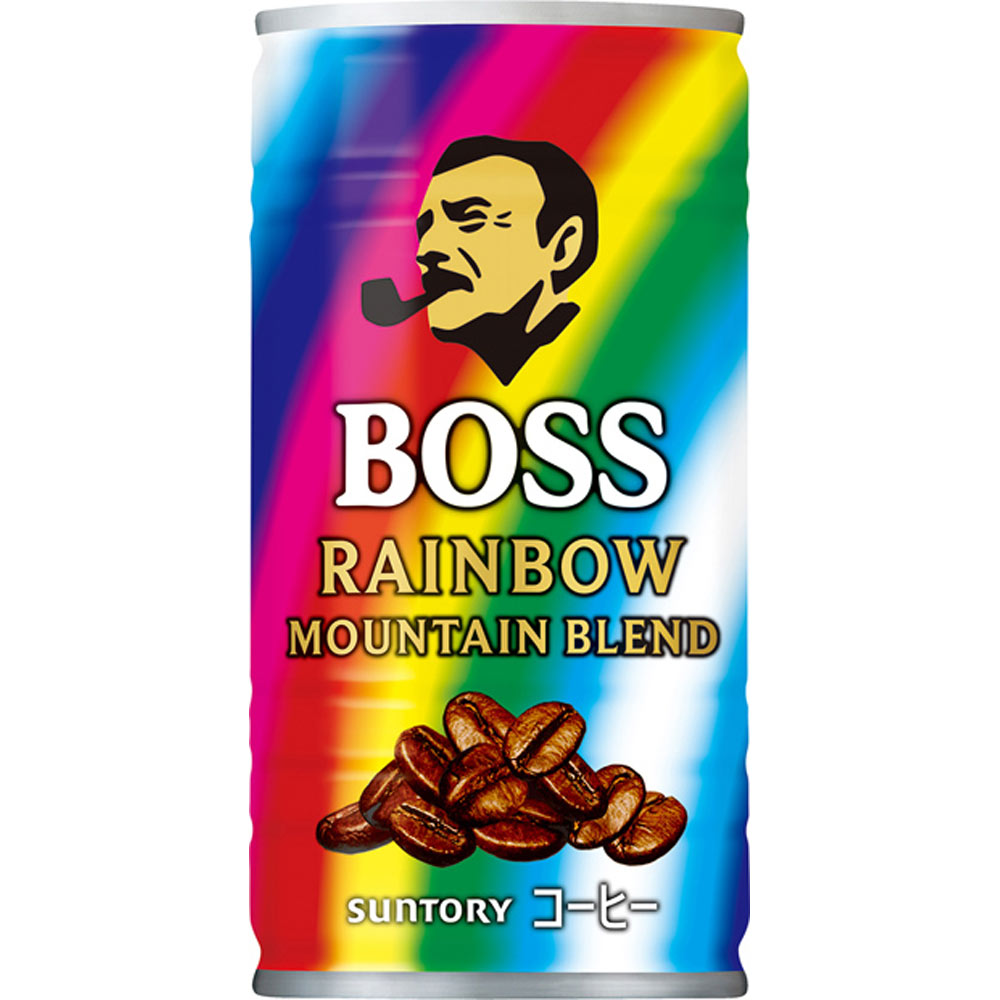 ボス　レインボーマウンテンブレンド　缶　ケース １８５ｇ×３０ サントリー