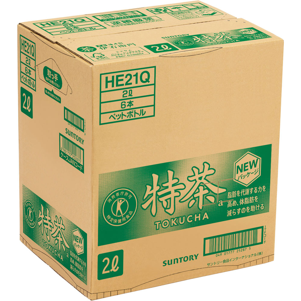 サントリー緑茶 伊右衛門 特茶 ２Ｌ×６ サントリー