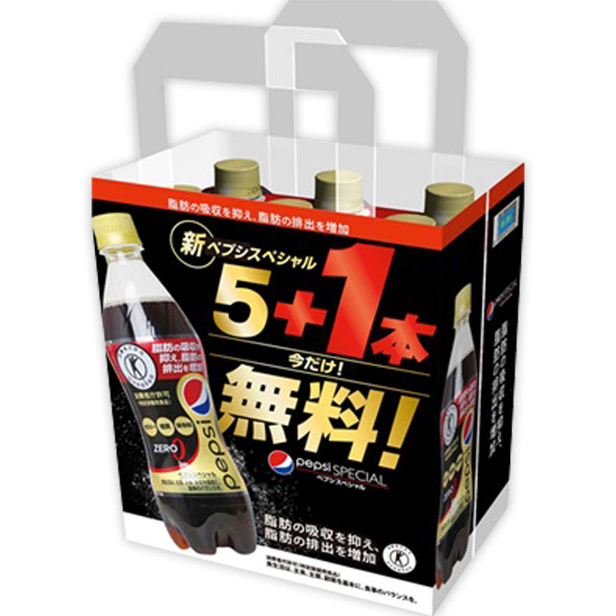ペプシスペシャル　５本パック１本付 ４９０ｍｌ×５＋１本×４ サントリー