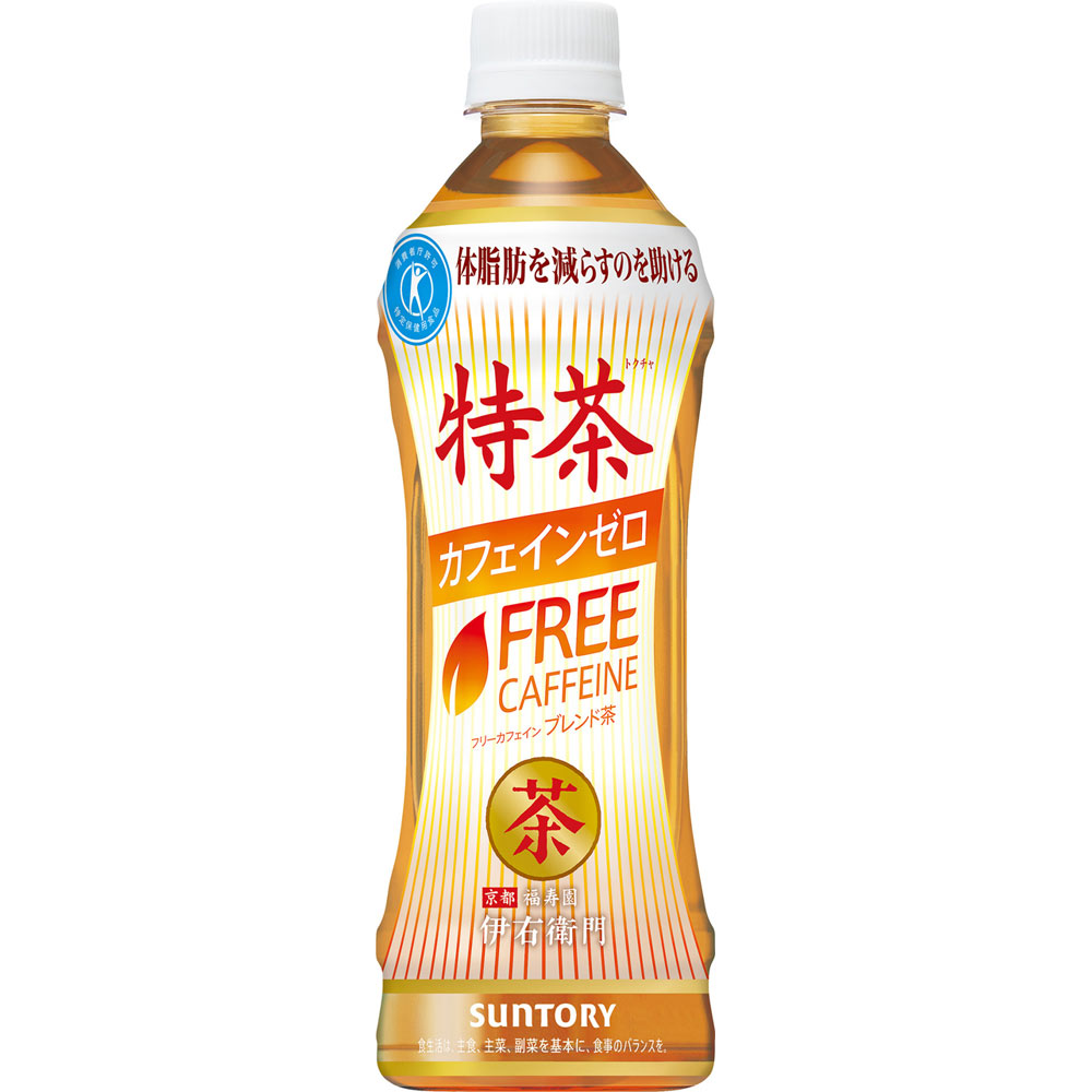 伊右衛門　特茶　カフェインゼロ ケース ５００ｍｌ×２４ サントリー