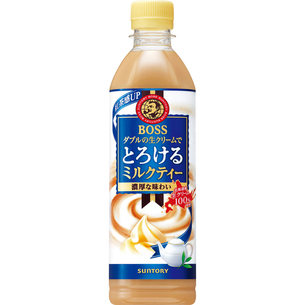 ボス とろけるミルクティー ケース ５００ｍｌ×２４ サントリー