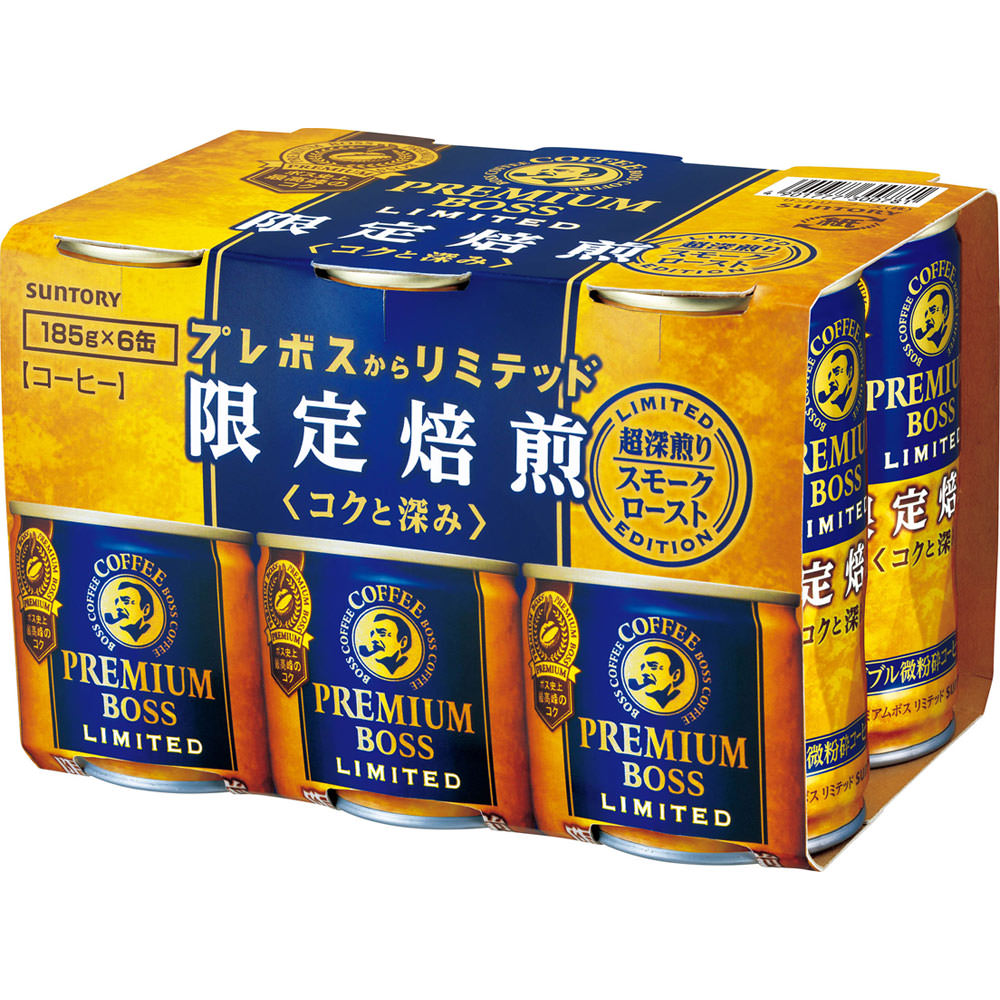 サントリープレミアムボスリミテッド １８５ｇ×６ サントリー