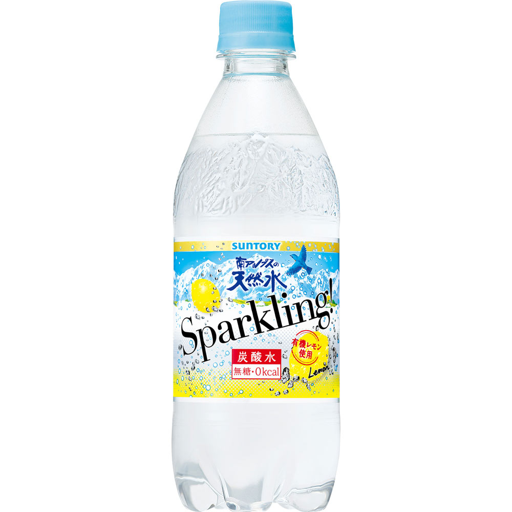 南アルプスの天然水　スパークリングレモン ５００ｍｌ×６ サントリー