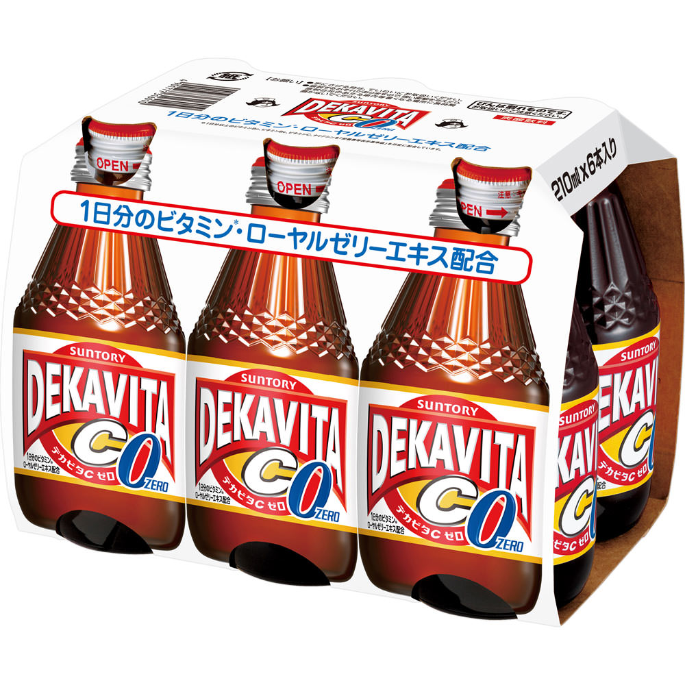 デカビタＣ ゼロ ２１０ｍｌ×６Ｐ サントリー