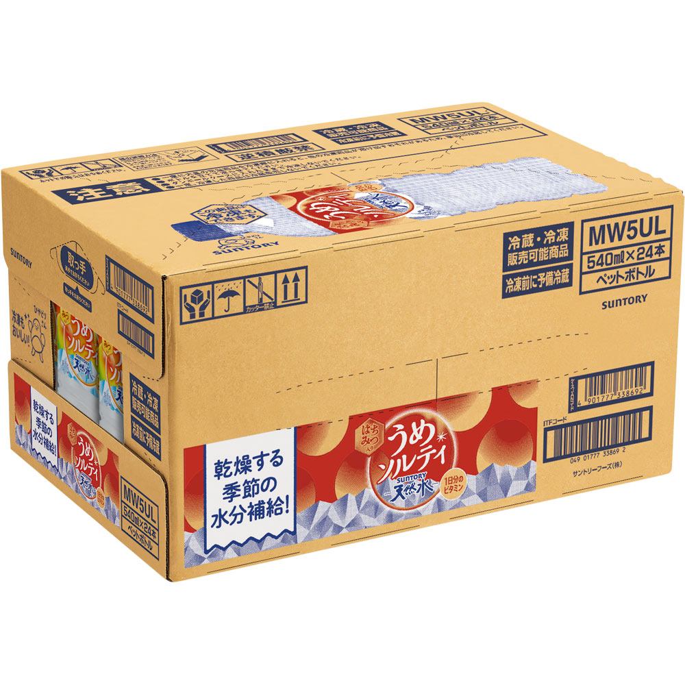 天然水 うめソルティ ケース ５４０ｍｌ×２４ サントリー