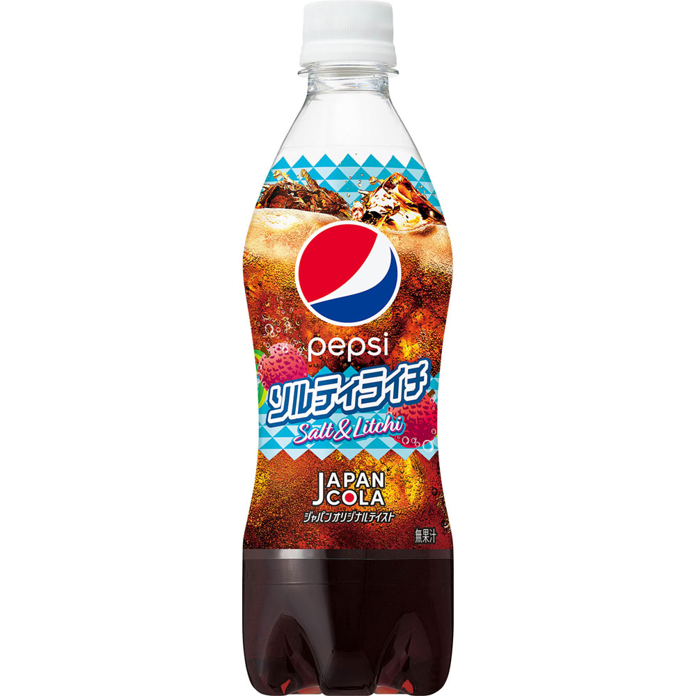 ペプシジャパンコーラ ソルティライチ ケース ４９０ｍｌ×２４ サントリー