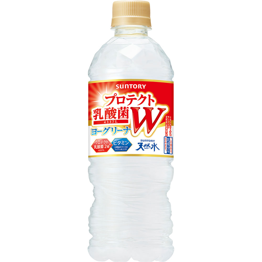 ヨーグリーナ＆天然水 プロテクト乳酸菌Ｗ ケース ５４０ｍｌ×２４ サントリー