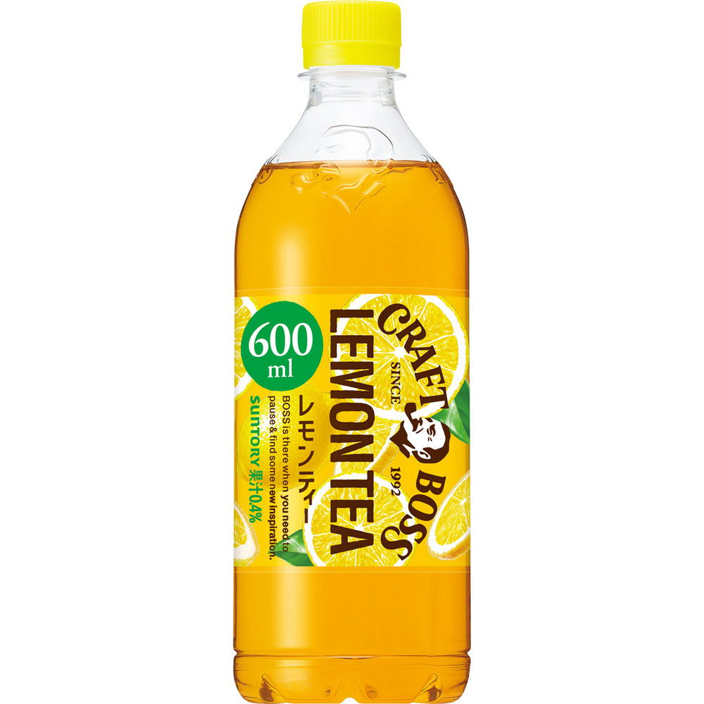 クラフトボス レモンティー ケース ６００ｍｌ×２４ サントリー